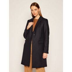 Płaszcz przejściowy TOMMY HILFIGER Blend Classic WW0WW28619. Brązowe płaszcze damskie TOMMY HILFIGER, bez wzorów. Za 1399,00 zł.