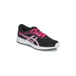 Buty do biegania Asics PATRIOT 11. Czarne buty sportowe damskie Asics, bez wzorów, do biegania. W wyprzedaży za 181,30 zł.