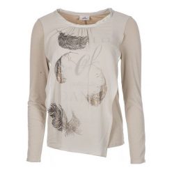Deha Koszulka Z Long Rękawem T-Shirt b84160 Natural Beige (Rozmiar M). Brązowe t-shirty damskie marki Deha, m. W wyprzedaży za 230,00 zł.