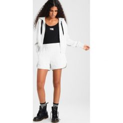 Bluzy damskie: Cheap Monday ZIP HOOD Bluza rozpinana white melange