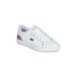 Buty Dziecko Lacoste LEROND 319 2 CUJ. Białe trampki dziewczęce Lacoste, bez wzorów, bez zapięcia. Za 269,00 zł.
