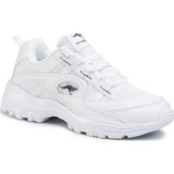 Buty KANGAROOS - Kw-Chunky 39146 000 0000 White. Białe buty sportowe damskie KangaROOS, z materiału, sportowe, na fitness i siłownię. Za 169,00 zł.