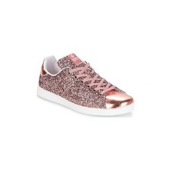 Buty Victoria DEPORTIVO BASKET GLITTER. Różowe trampki i tenisówki damskie Victoria, bez wzorów, bez zapięcia. Za 284,10 zł.