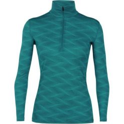 Icebreaker Top Damski Wmns 200 Oasis Ls Half Zip Curve, Kingfisher/Arctic Teal, S. Zielone topy sportowe damskie Icebreaker, s, bez wzorów, z wełny, bez kołnierzyka. W wyprzedaży za 299,00 zł.