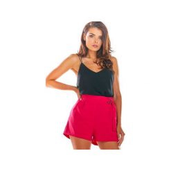 Szorty B301. Zielone szorty damskie Awama, na lato, xl, bez wzorów, z poliesteru, eleganckie. Za 119,00 zł.