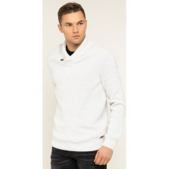 Sweter Pepe Jeans Rick PM701986. Szare swetry męskie Pepe Jeans, m, bez wzorów, z jeansu, klasyczne, z klasycznym kołnierzykiem, bez kaptura. W wyprzedaży za 219,00 zł.