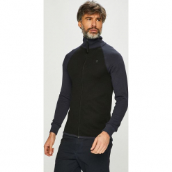 G-Star Raw - Bluza. Czarne bluzy męskie rozpinane marki G-Star RAW, l, z materiału, retro. Za 329,90 zł.