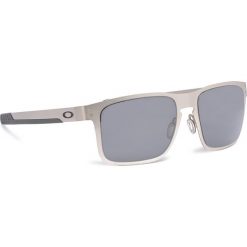 Okulary przeciwsłoneczne OAKLEY - Halbrook Metal OO4123-0355 Satin Chrome/Black Iridium. Szare okulary przeciwsłoneczne męskie marki Oakley, z tworzywa sztucznego. W wyprzedaży za 579,00 zł.