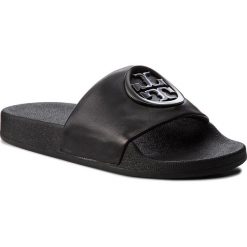 Klapki TORY BURCH - North Nappa 45518 Black 001. Czarne klapki damskie Tory Burch, bez wzorów, ze skóry, bez obcasa. W wyprzedaży za 499,00 zł.