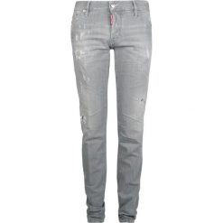 Dsquared2 Jeansy "Slim Jean". Szare jeansy męskie Dsquared2, na imprezę, bez wzorów, z jeansu. Za 849,00 zł.