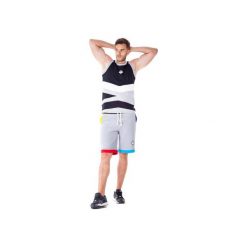 Perseus Tank Top (Black). Czarne t-shirty męskie OKUAKU, xxl, z aplikacjami, z bawełny, bez kołnierzyka. Za 129,00 zł.