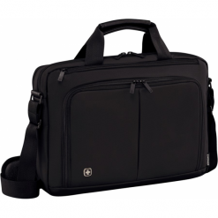 Wenger Source 14'' czarna. Czarne torby na laptopa marki Wenger, w paski. Za 229,00 zł.