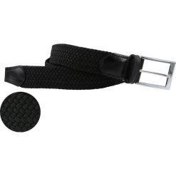 Pasek PAC0014218. Czarne paski męskie Giacomo Conti, w paski, z bawełny, klasyczne. Za 89,00 zł.