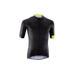 Koszulka krótki rękaw na rower MTB XC 100. Czarne odzież rowerowa męska marki ROCKRIDER, xl, rowerowe. Za 169,99 zł.