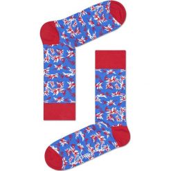 Happy Socks - Skarpetki Aloha. Niebieskie skarpetki damskie marki Happy Socks, z elastanu. W wyprzedaży za 29,90 zł.