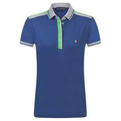 Sir Raymond Tailor Koszuka Polo Damska Hickory, L, Ciemnoniebieska. Niebieskie koszulki damskie marki Sir Raymond Tailor, l, z aplikacjami, polo, bez rękawów. Za 109,00 zł.