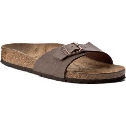 Klapki BIRKENSTOCK - Madrid 0040093 Mocca. Pomarańczowe klapki damskie marki Birkenstock, bez wzorów, ze skóry ekologicznej, bez obcasa. Za 249,00 zł.