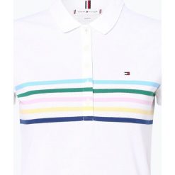 Tommy Hilfiger - Damska koszulka polo, różowy. Różowe koszulki damskie TOMMY HILFIGER, xxl, bez wzorów, bez rękawów. Za 199,95 zł.