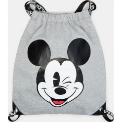 Plecak z Myszką Mickey - Jasny szary. Szare plecaki damskie Sinsay, z motywem z bajki. Za 39,99 zł.