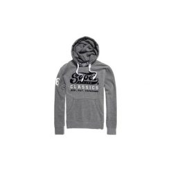Bluzy Superdry Classics Hood. Szare bluzy męskie Superdry, s, bez wzorów, bez kołnierzyka, bez rękawów, bez kaptura. Za 309,59 zł.