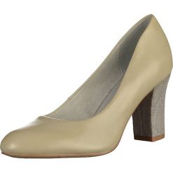 Buty ślubne damskie: Skórzane czółenka w kolorze jasnozielonym