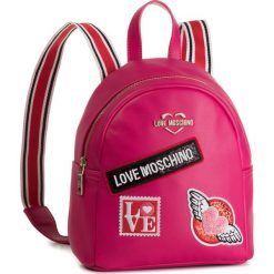 Plecak LOVE MOSCHINO - JC4097PP18LR0604 Fuxia. Różowe plecaki damskie Love Moschino, bez wzorów, ze skóry ekologicznej. Za 999,00 zł.