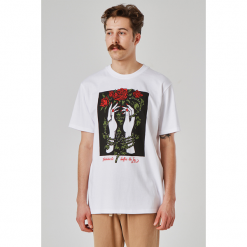 SIMPLE THREAD ROSES II TSHIRT BLACK. Białe t-shirty męskie Turbokolor. Za 74,99 zł.