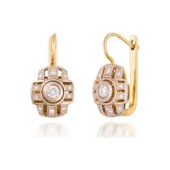Kolczyki damskie: Kolczyki – , Brylant 0,64ct