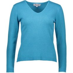 Sweter w kolorze turkusowym. Niebieskie swetry damskie marki Cashmere & Jackets, s, bez wzorów, z kaszmiru, bez rękawów, bez kaptura. W wyprzedaży za 137,95 zł.