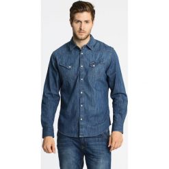 Wrangler - Koszula Western Indigo. Niebieskie koszule męskie marki Wrangler, s, z bawełny, z długim rękawem. Za 229,90 zł.