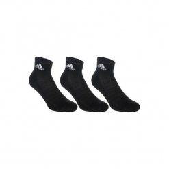 Skarpety tenisowe Adidas 3 pary. Czarne skarpetki męskie marki Adidas. W wyprzedaży za 29,99 zł.