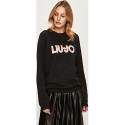Liu Jo - Bluza. Białe bluzy damskie Liu Jo, s, z aplikacjami, z elastanu, bez rękawów, bez kaptura. Za 459,90 zł.