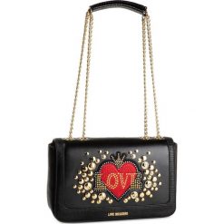 Torebka LOVE MOSCHINO - JC4104PP18LT0000 Nero. Czarne torebki klasyczne damskie Love Moschino, bez wzorów, ze skóry ekologicznej, klasyczne, bez dodatków. Za 1039,00 zł.