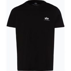 Alpha Industries - T-shirt męski, czarny. Czarne t-shirty męskie Alpha Industries, xl, bez wzorów, z bawełny, bez kołnierzyka. Za 89,95 zł.
