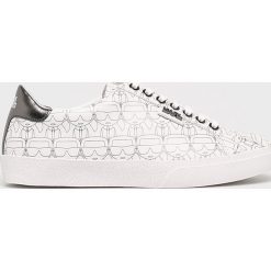 Karl Lagerfeld - Buty. Białe buty sportowe damskie KARL LAGERFELD, bez wzorów, ze skóry, sportowe. Za 799,90 zł.