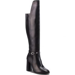 Muszkieterki BALDACCINI - 1041500 Czarny. Czarne buty zimowe damskie Baldaccini, ze skóry, przed kolano, na wysokim obcasie, na obcasie. W wyprzedaży za 339,00 zł.