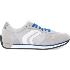 Półbuty GEOX U VINTO. Szare derby męskie Geox, z tkaniny. Za 209,90 zł.