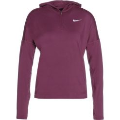 Nike Performance RUNNING HOODY DRY Koszulka sportowa tea berry/reflective silver. Fioletowe topy sportowe damskie Nike Performance, xs, z elastanu, z długim rękawem. W wyprzedaży za 142,45 zł.