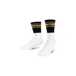 Skarpety męskie 9MILE VA SOCKS. Czerwone skarpetki męskie marki Happy Socks, z bawełny. Za 25,00 zł.