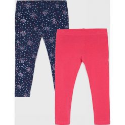 Blukids - Legginsy dziecięce 104-134 cm (2-pack). Niebieskie spodnie dziewczęce Blukids, bez wzorów, z elastanu. Za 49,90 zł.