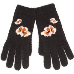 Rękawiczki Damskie TWINSET - Guanti OA8T8G Jacq. Fiori Nero 03146. Czarne rękawiczki damskie marki Twinset, bez wzorów, z wiskozy. W wyprzedaży za 229,00 zł.