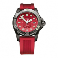 Zegarek "241577" w kolorze czerwonym. Czerwone zegarki męskie marki Victorinox, ze stali. W wyprzedaży za 3349,95 zł.