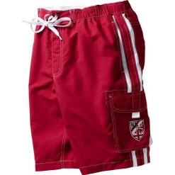 Bermudy plażowe Regular Fit bonprix ciemnoczerwony. Czerwone spodenki i szorty męskie marki bonprix, na plażę, m, bez wzorów. Za 37,99 zł.