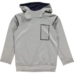 Bluza "Sebastian 606" w kolorze szarym. Szare bluzy chłopięce rozpinane LEGO Wear, z aplikacjami. W wyprzedaży za 105,95 zł.