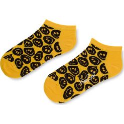Skarpety Stopki Unisex HAPPY SOCKS - TSM05-2000 Żółty. Żółte skarpetki damskie Happy Socks, z bawełny. Za 27,90 zł.