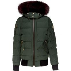 Kurtka bomber MOOSE KNUCKLES SEAFORTH. Zielone kurtki damskie Moose Knuckles, bez wzorów, z dzianiny, bez kaptura. W wyprzedaży za 2176,00 zł.