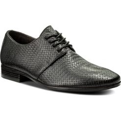 Półbuty LASOCKI FOR MEN - MI07-C365-400-01 Czarny. Czarne buty wizytowe męskie Lasocki For Men, bez wzorów, ze skóry, eleganckie, bez zapięcia. Za 189,99 zł.