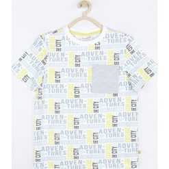 Coccodrillo - T-shirt dziecięcy 128-158 cm. Białe t-shirty chłopięce COCCODRILLO, z nadrukiem, z elastanu, bez rękawów. W wyprzedaży za 29,90 zł.