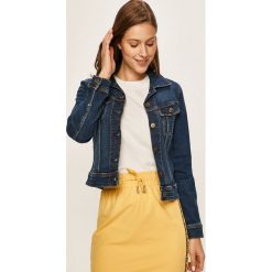 Lee - Kurtka jeansowa. Niebieskie kurtki damskie Lee, s, z elastanu, krótkie. Za 399,90 zł.