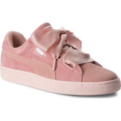 Sneakersy PUMA - Suede Heart Pebble Wn's 365210 01 Peach Beige/Pearl. Różowe półbuty damskie Puma, ze skóry. W wyprzedaży za 239,99 zł.